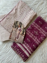 Cotton embroidered suit with embroidered dupatta-3515